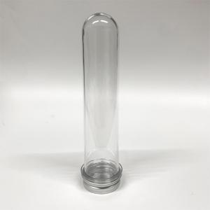 38*105mm 60ml laboratuvar kullanımı gıda standart şeffaf yuvarlak alt PET plastik tüp ile vidalı kapak - Product Image 4