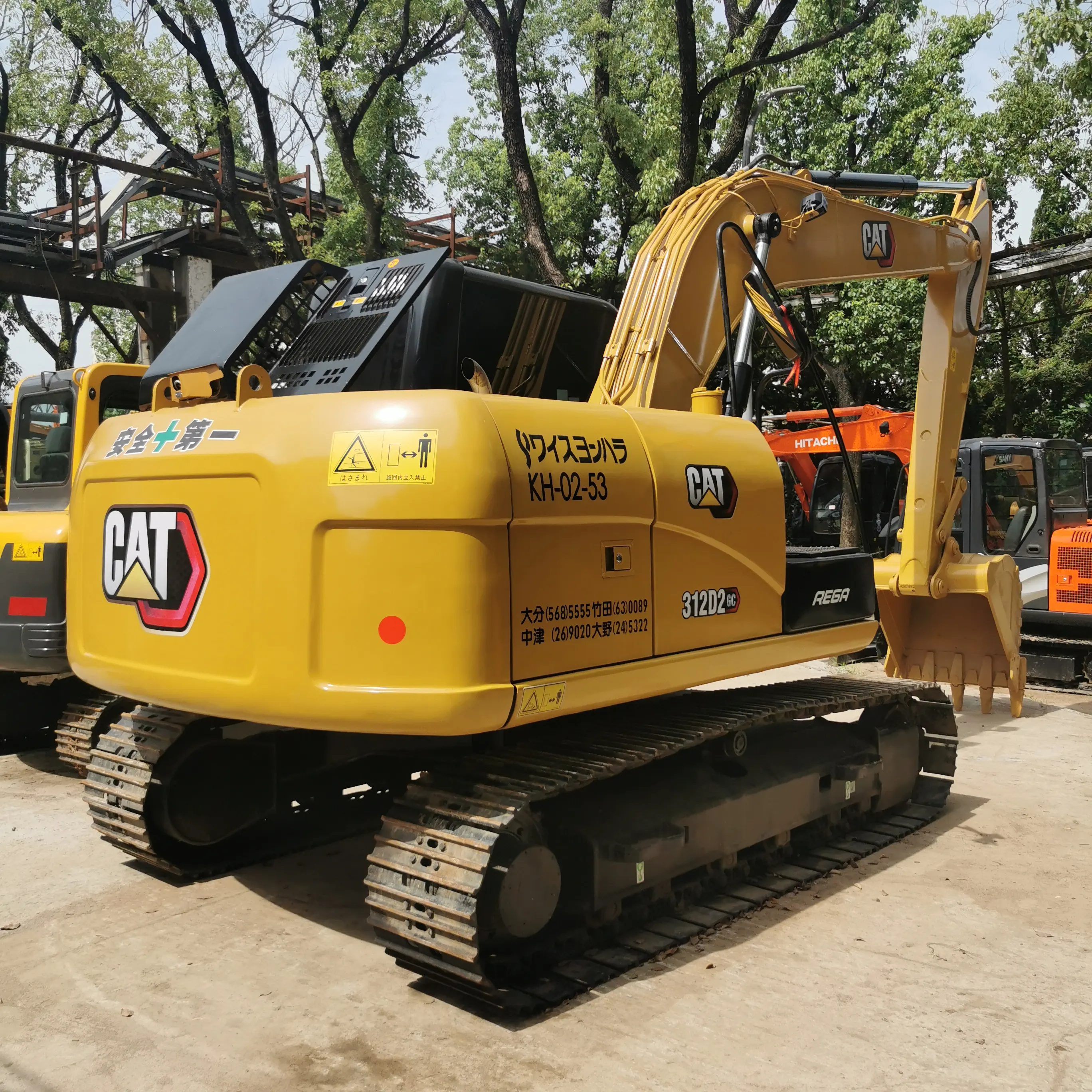 Baixo tempo de trabalho Japão Usado 12ton Cat 312 cat307 cat320 Escavadeira Cat Crawler Mini escavadeira usada escavadeiras cat312