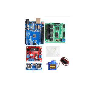 Neuer Vermeidung verfolgungs motor Smart Robot Car Chassis Kit Geschwindigkeit geber Batterie kasten 2WD Ultraschallmodul-Kit