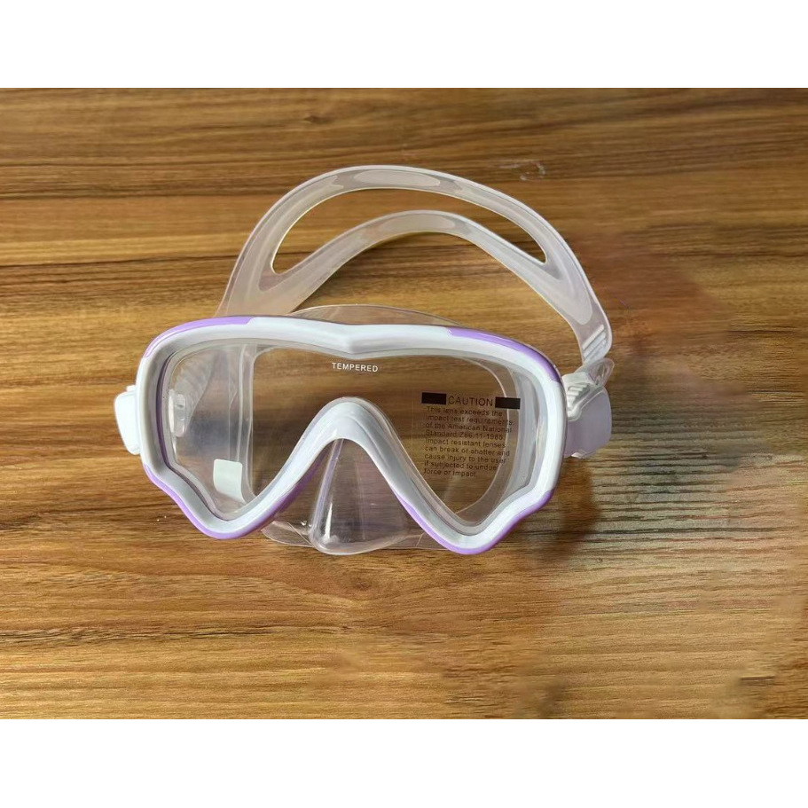 Violet et blanc (lentille unique)