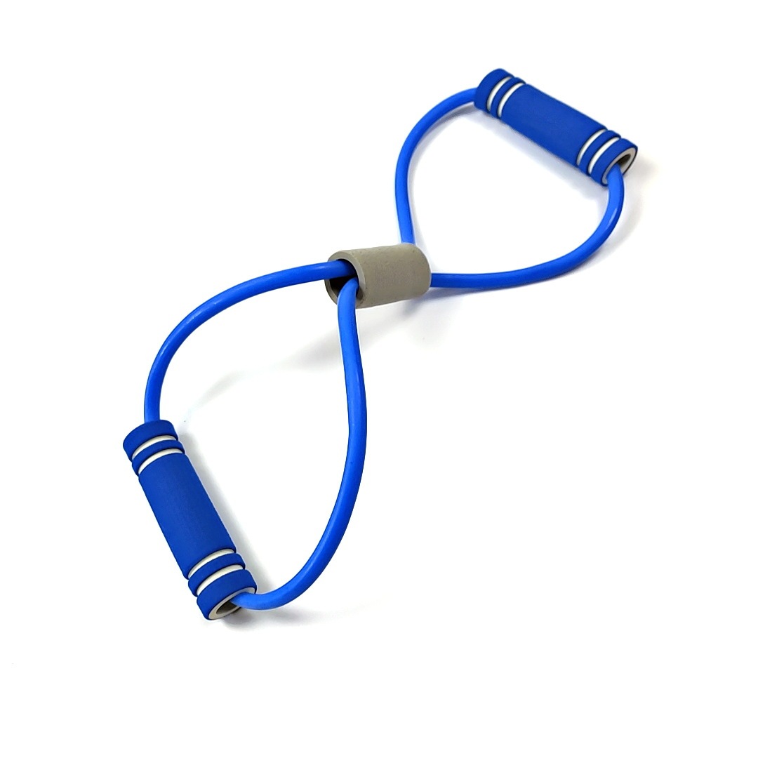 Bande de résistance en forme de huit, bicolore bleu