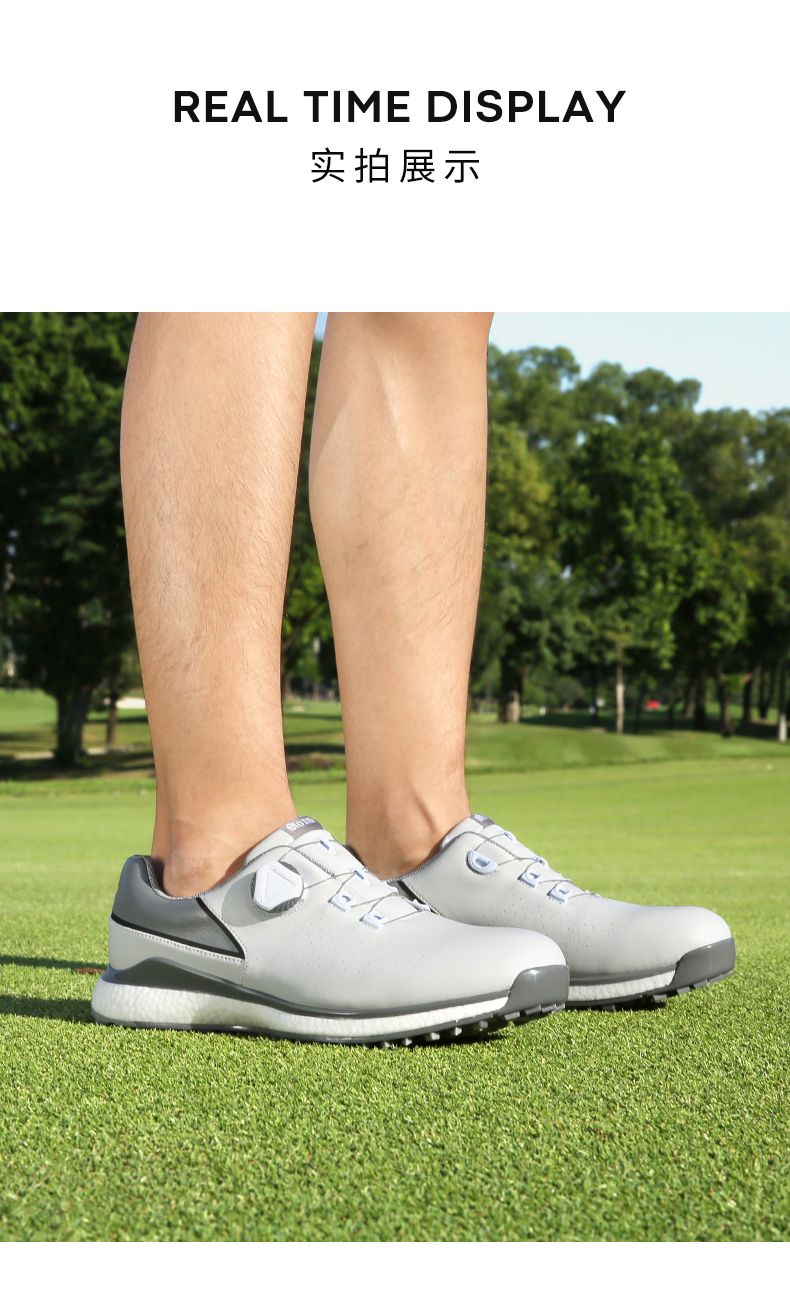 MOEYES M22XZ10 male custom made golf shoes high quality luxury brand
