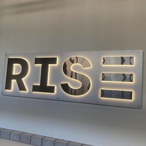Tùy chỉnh Led Công ty Logo dấu hiệu 3D ánh sáng lên kim loại/Acrylic trở lại thắp sáng thư kênh dấu hiệu quảng cáo - Product Image 6