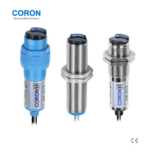 Sensor óptico fotoeléctrico CORON PNP NPN para detección de largo alcance utilizado para conteo y posicionamiento de detección de objetos