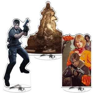 20CM RE4 Resident Evil 4 8 Remake Leon Ada Wong Game Toy Stand Standee <strong>Derivatives</strong> Figure Figures Dolls for Player