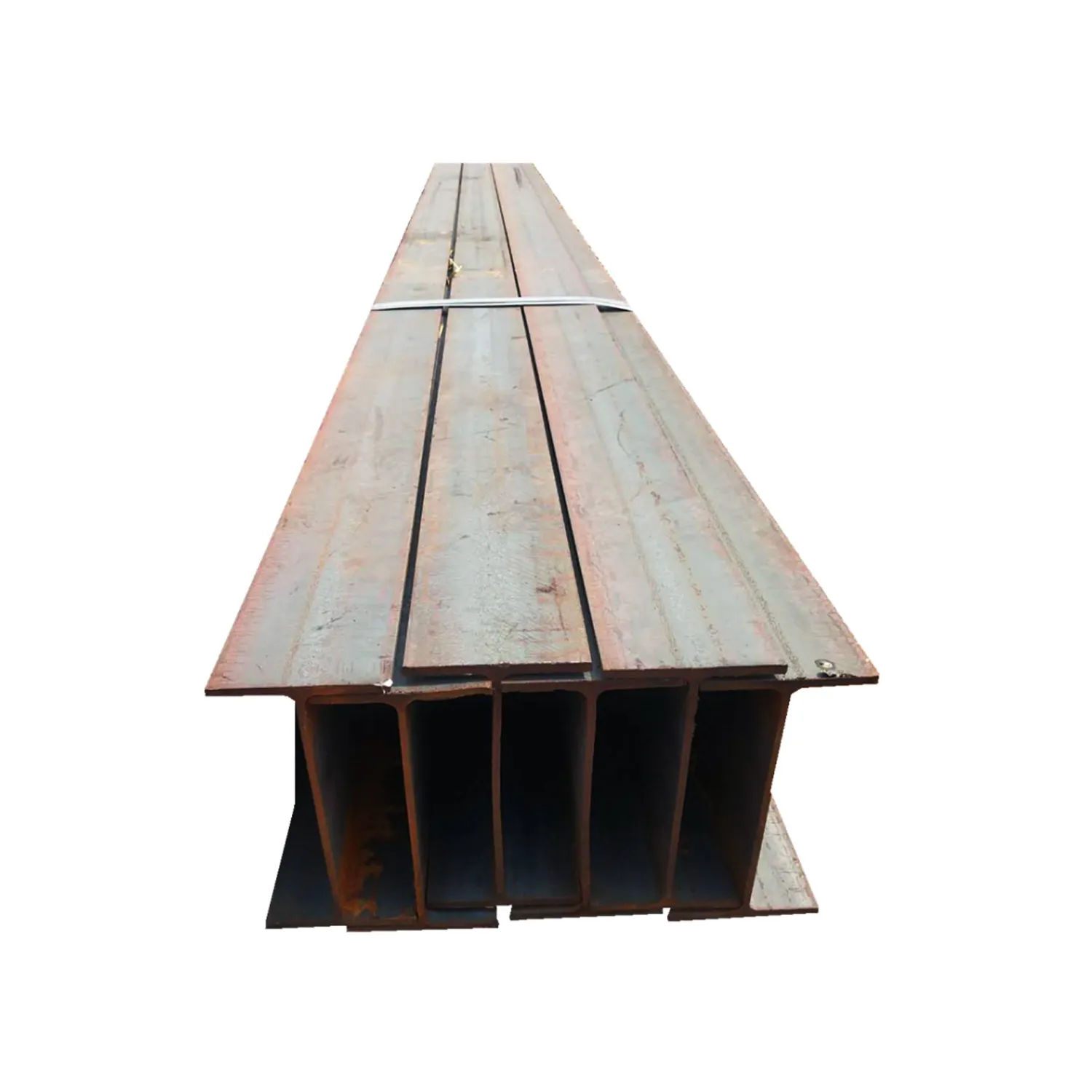 Construction Structural I Beam Ss400 Astm A36 H Section Hot Rolled Iron Carbon Mild Black Steel H-beam