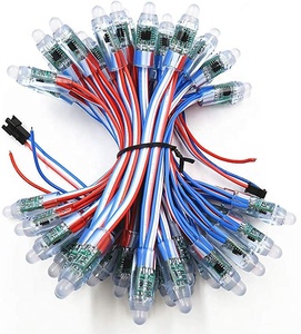 5v 12mm ws2811 Vollfarb-RGB-LED-Pixel modul Licht 50 Knoten/String für Werbe brief oder Weihnachts dekoration LED-Schnur - Product Image 1