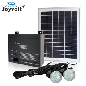 批发价便携式5W 10W 15w小型太阳能led灯套件，带灯泡迷你太阳能发电系统，带调频收音机 - Product Image 2
