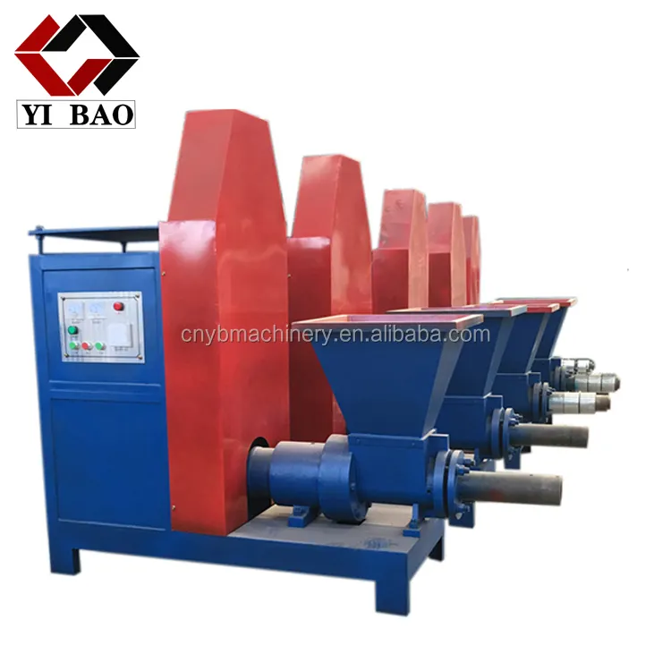 Shell/Rice Husk/Wood Sawdust Charcoal Briquette Making Machine