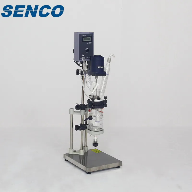 SENCO FC0202 250 мл, превосходные характеристики, химический стеклянный реактор с рубашкой для извлечения растворителей