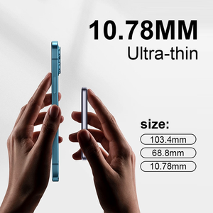 Ultra Slim Power Bank 5000mAh LED Display High Capacity ABS Mobile Phone Fast Charging 20W Type-C <strong>Output</strong> LED OEM <strong>USB</strong> <strong>Input</strong> - Product Image 4