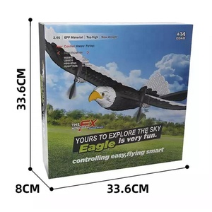 เครื่องบินบังคับวิทยุ FX651 G สำหรับเด็ก,เครื่องร่อนบังคับ2.4G 405Mm จำลอง Wingspan เครื่องบินบินนกอินทรี2.4G - Product Image 5