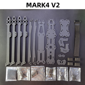MARK47インチ295mmホイールベースカーボンファイバーフレーム5mmアームA28071300KVブラシレスモーター7インチプロペラ<span class=keywords><strong>FPV</strong></span>ドローンキット
