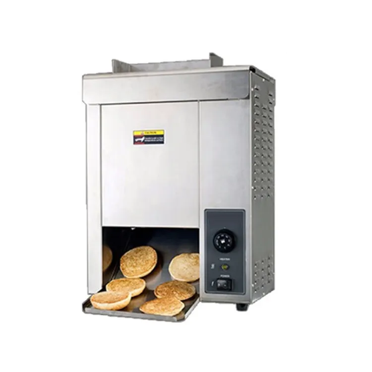 Toaster elétrico de hambúrguer contínuo comercial