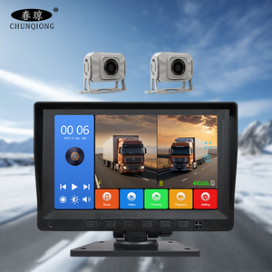 Monitor IPS de 2 entradas de vídeo con resolución de 1080p, sistemas de advertencia inversa de doble lente, Kits de cámara de respaldo para coche para RV Truck Trail - Product Image 2