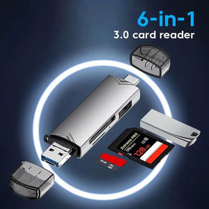 6合1多功能Usb 3.0读卡器u盘C/Micro Usb/Tf/Sd闪存驱动器存储卡读取适配器电话配件 - Product Image 2