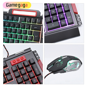 K33 USB Wired <strong>Computer</strong> Gamer <strong>Keyboard</strong> and Mouse Combos Metal RGB Backlight Gaming <strong>Keyboard</strong> and Mouse Set - Product Image 4