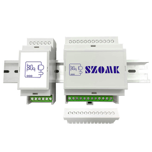 SZOMK PC Enclosure Plastic <strong>Box</strong> Electronic PCB PLC Connector Terminal Block Din Rail Enclosure - Product Image 2