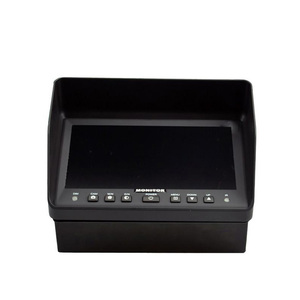 Monitor digital TFT de 7 "de doble Din de diseño único BRvision con 2 entradas de cámara Función especial: retardo de tiempo, guía