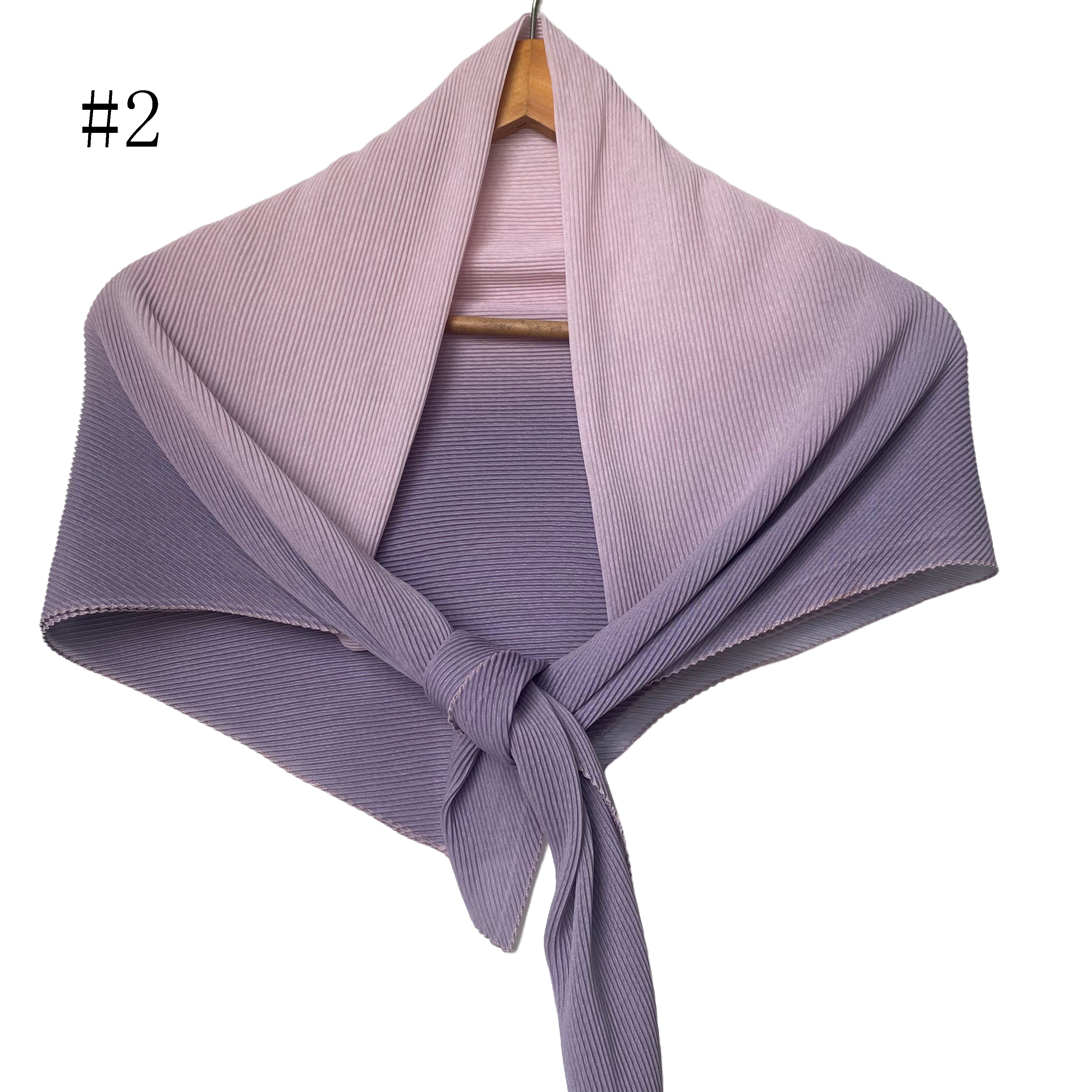Foulard carré ombré en coton -#2