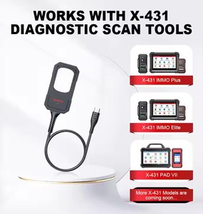 Lanciare X431 strumento programmatore chiave con Super Chip e 4 chiavi Smart immobilizzatore in plastica più Elite diagnostica per auto
