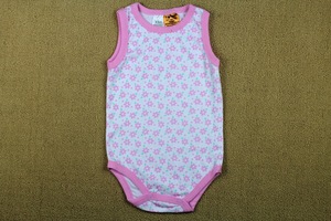 孟加拉国超支供应商超支过剩批发服装无袖男童女童婴儿连裤婴儿三角服装