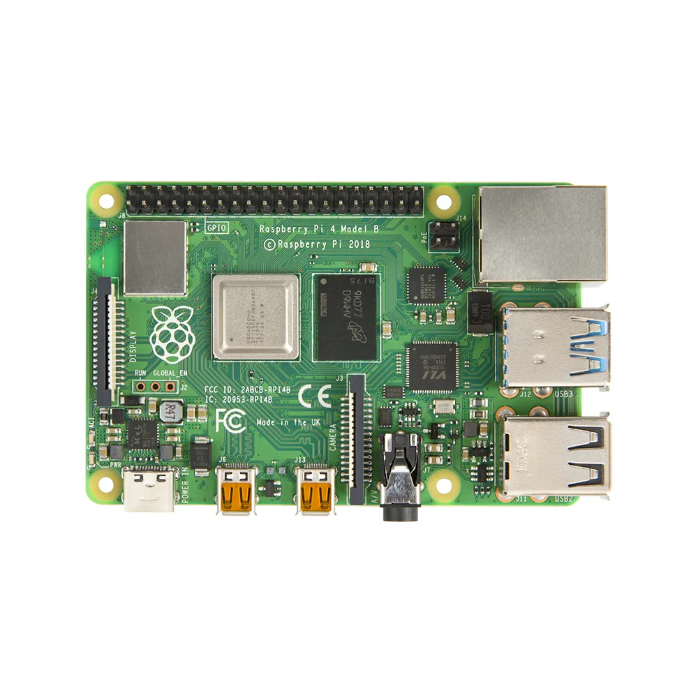 最新のオリジナルRaspberryPi4モデルB、2GB 4GB 8GB RAM、英国製RaspberryPi用