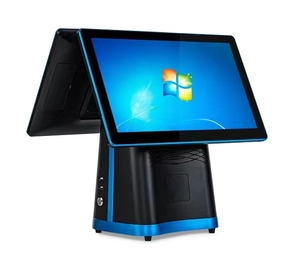 Двойной монитор pos устройство windows 10 IOT Система Ресторан pos машина ПК