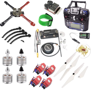 ชุดกรอบคอร์ดคอบเตอร์ F450 450มม. พร้อมบอร์ดควบคุม APM2.8 30A GPS 7ม. simonk ESC 2212 920kv Flysky FS-i6 Tx สำหรับ RC Quadcopter - Product Image 1