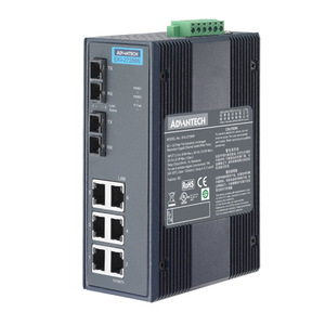 研华EKI-2728S 10/100/1000 Mbps快速以太网6G + 2g单模SC光纤端口非托管以太网交换机 - Product Image 4
