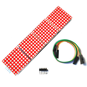 Hochwertiges MAX7219 Dot Matrix Modul für Arduino Micro controller 4 In One Display mit 5P Line