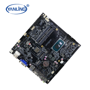 Premium 1135U DC 12V entrada placa base VGA DP cuatro pantallas PCB soporte Wake on LAN