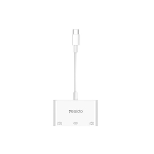 YesIDo GS17อะแดปเตอร์ USB ชนิด3 in 1, อะแดปเตอร์ USB ชนิดซีโอทีจีชนิด C เป็นอะแดปเตอร์3.0 USB - Product Image 2