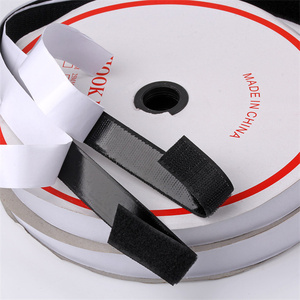 中国工厂优质强粘性漂亮自粘钩环条可用数据电缆管理带 - Product Image 1