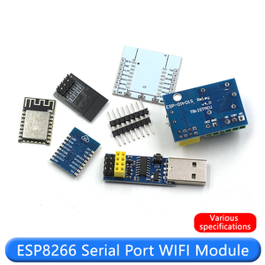 ESP8266 modulo wireless WIFI seriale ESP8266 ESP01/01S adattatore breadboard ESP-01/ CH340C masterizzatore firmware download - Product Image 4