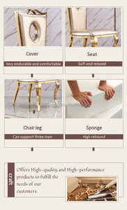 大理石8座方形石桌套装茶几豪华餐厅套装客厅小桌 - Product Image 3