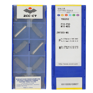 ZCC.CT токарный станок с ЧПУ вставка токарные инструменты карбидные резьбовые вставки ZRFD03-MG YBG202 ZRGD04-MG YBG302 настраиваемые OEM поддержка - Product Image 1