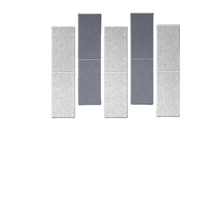 Fabricantes Tablero de fieltro Tela de sonido Materiales a prueba de sonido Revestimiento de pared Hoja de fibra de insonorización acústica