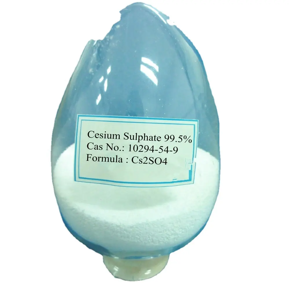 Sulfato de cesilo de alta calidad, 99.5% Cs2SO4 PARA LA sintéticas orgánicas