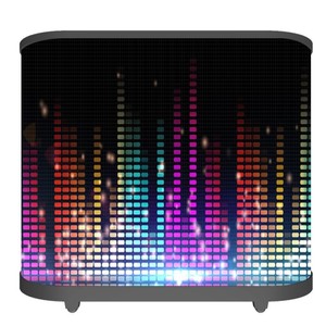 Nhà Máy bán hàng trực tiếp giá DJ trạm mặt tiền bàn đứng bảng xách tay Booth LED Video tường Màn hình hiển thị DJ Booth - Product Image 2