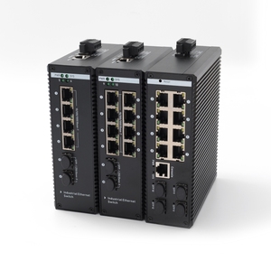 Conmutador PoE CFOFC, conmutador de red de fibra óptica Ethernet, conmutador Ethernet industrial gestionado