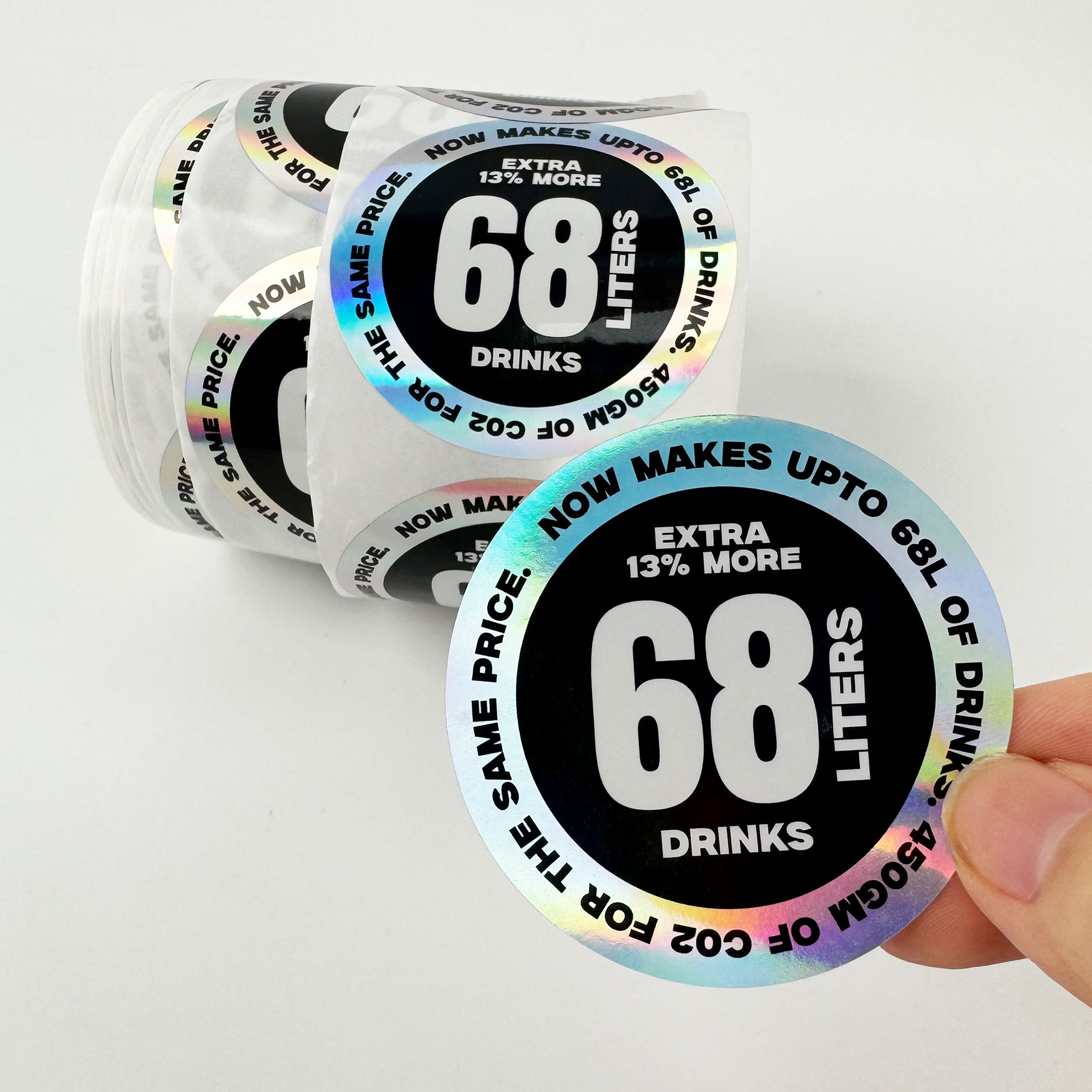 Holographic sticker