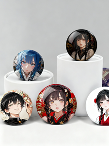 Bán Buôn Tùy Chỉnh Anime Huy Hiệu Thiếc Vòng Kim Loại <span class=keywords><strong>Pin</strong></span> Nút Với An Toàn <span class=keywords><strong>Pin</strong></span> Mạ Kỹ Thuật Cho Quà Tặng Khuyến Mãi Giá Rẻ Giá - Product Image 4