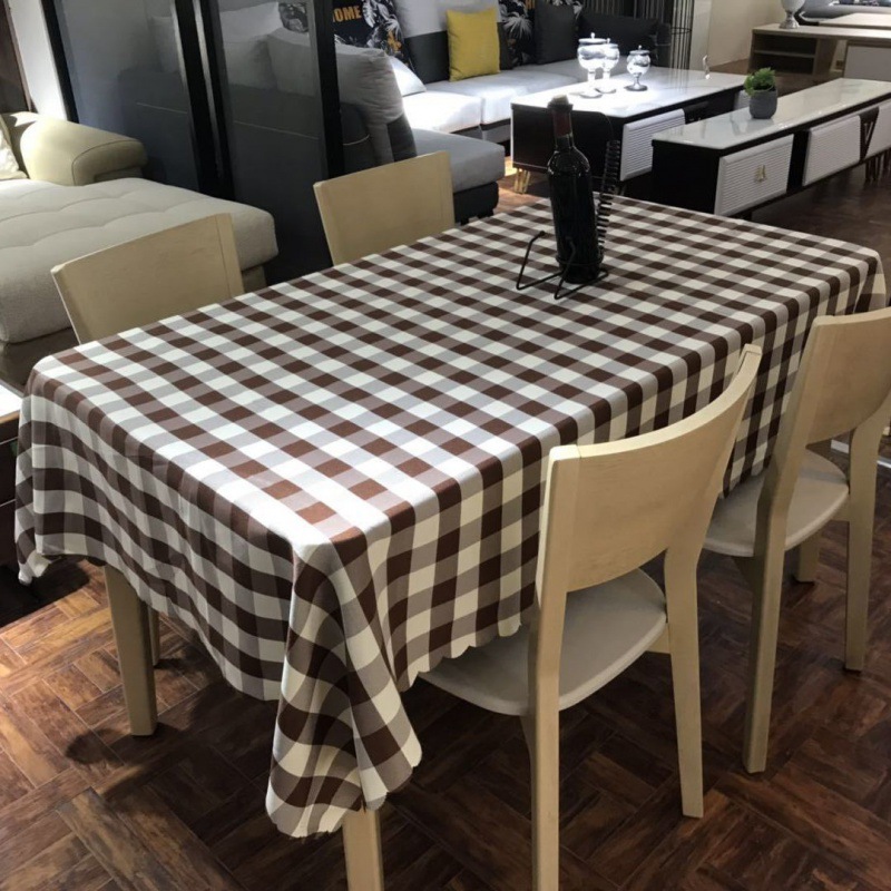 Early bird special offer - Dark brown with white checks