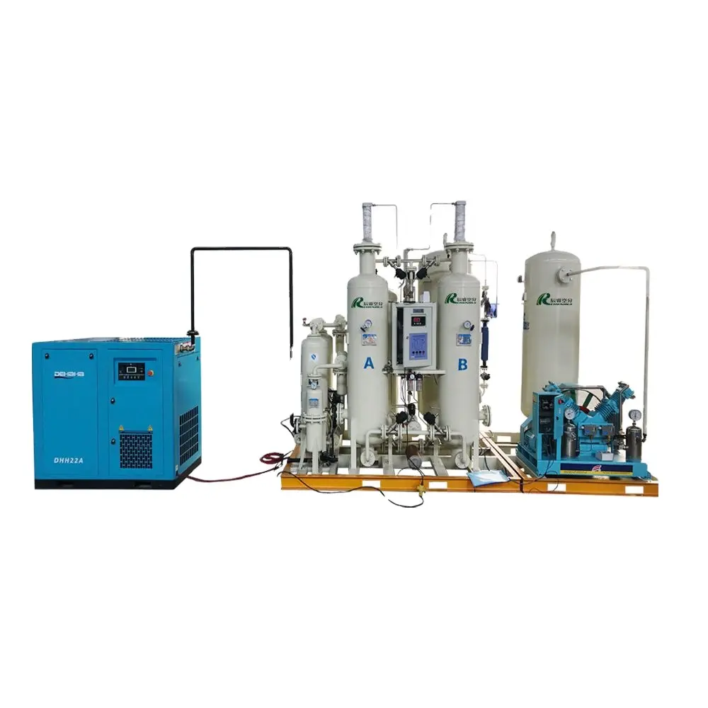 Planta a gás gerador de oxigênio PSA para soldagem de equipamentos de alta pureza