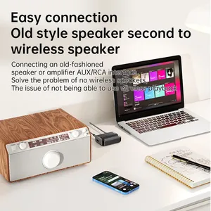 Receptor de Audio NFC 5,3 RCA 3,5mm AUX USB adaptador inalámbrico con micrófono compatible con U-Disk/TF Card Play para altavoz de Kit de coche - Product Image 5