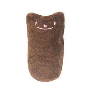 2025 nueva llegada cara de gato mascota con papel de sonajero dentro de hierba gatera juguete de peluche - Product Image 5
