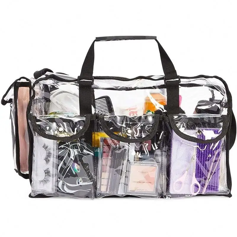 Profession elle klare PVC Make-up Kits Organizer Make-up Set Tasche Masken bildner Tasche Transparente Vinyl Travel Cosmetic Set Tasche