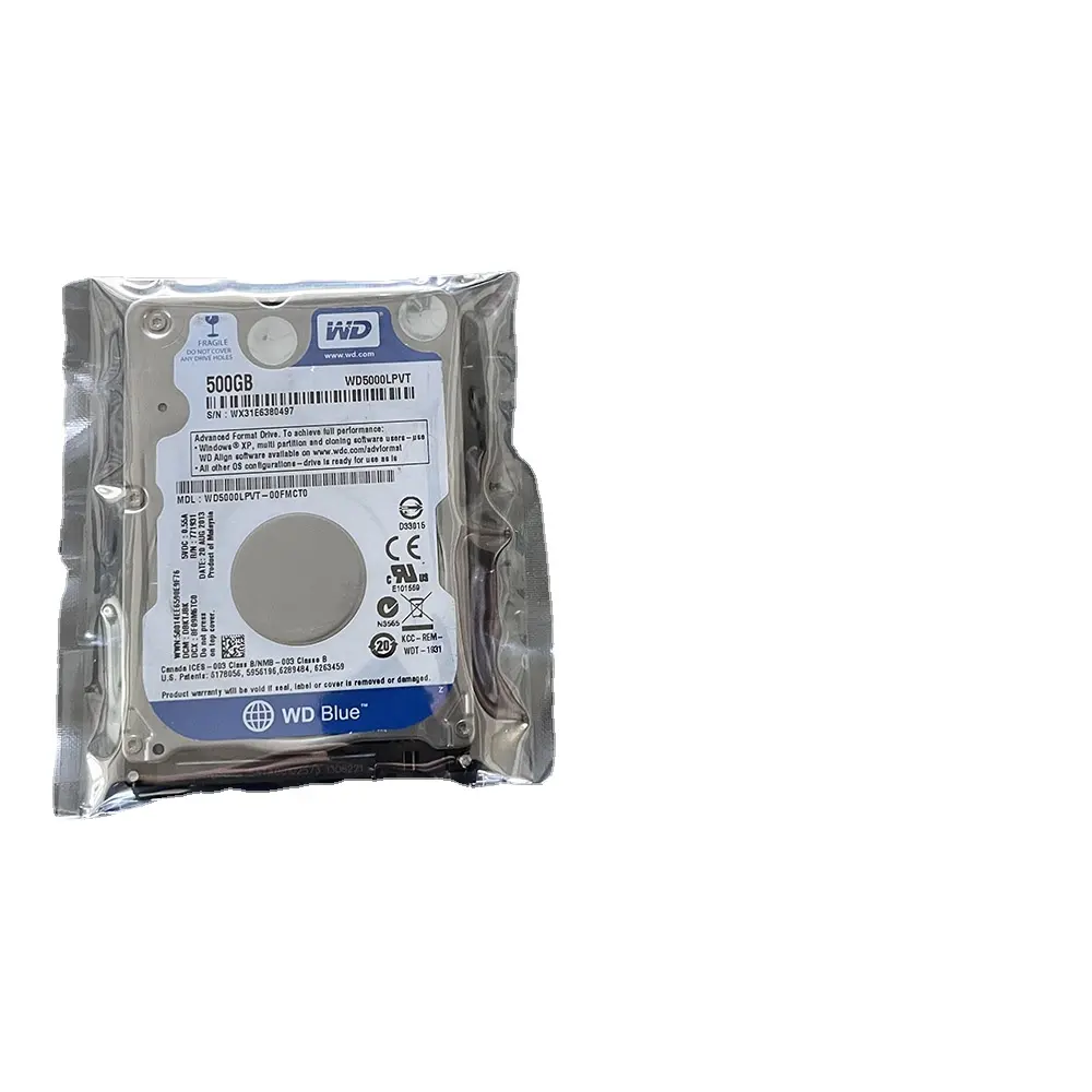 Groothandel Gebruikte Laptop Hdd 2.5 Inch 160Gb 250Gb 500Gb 1Tb Slanke Laptop Harde Schijf