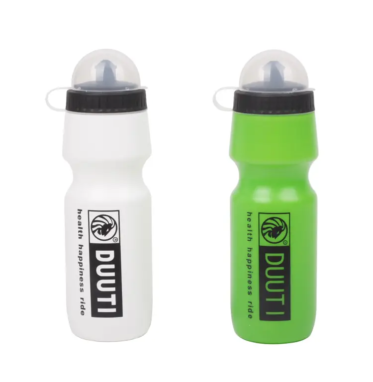 Logo personalizzato di plastica della bottiglia della bicicletta con push pull cap e la copertura